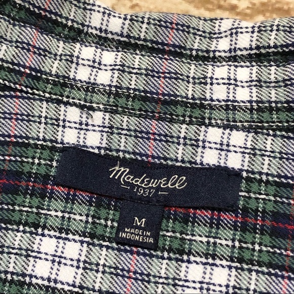 Madewell Boyfriend Plaid Button Down Shirt - Picture 7 of 8
